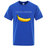 Men's Doice Banana Print Tops Casual