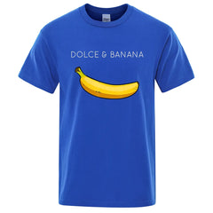 Men's Doice Banana Print Tops Casual