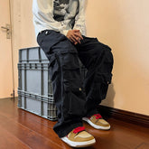 Cargo Pants Multi-pockets Pant Harajuku Men Streetwear Casual Hip-hop