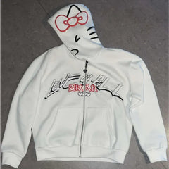 Kawaii Harajuku Print Hoodie Streetwear for Men