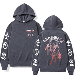 Bad Omens The Concrete Forever Tour 2023 Hooded Harajuku Hip Hop Gothic Sweatshirt