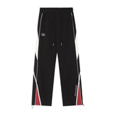 Y2K Vintage Black Sweatpants Women Streetwear Patchwork
