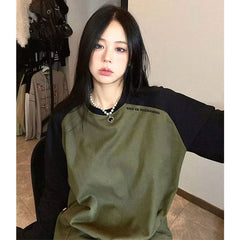 Deeptown Harajuku Oversized Fashion Pullovers Sweatshirts Vintage Aesthetic