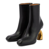 Lost Your Chance Curved Heel Ankle Boots