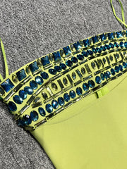 Raina Crystal Bandage Mini Dress