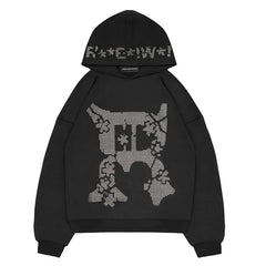 Y2K Gothic Punk Harajuku Hoodie: The Ultimate Autumn Expression