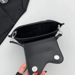 Silver Handle Crossbody Purse