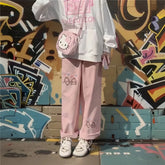 Chic Y2k Kawaii Japan Style Sweet Trousers High Waisted Fashion Pants