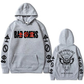 Bad Omens Gothic Graphic Hoodie Men's Oversized