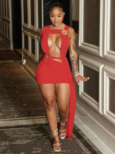 Hardware Ruched Dress