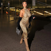 Runaway Leopard Maxi Dress