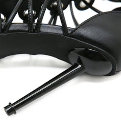 Nothing Compares Strappy Knee High Heels