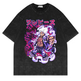 Men T-Shirts Anime Print Streetwear