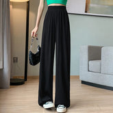 Women's Striped Chiffon Wide Leg Pants
