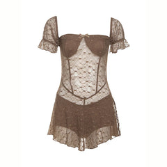 Saraya Sheer Mini Dress