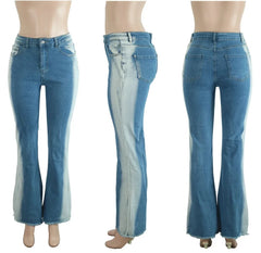 Conflict Of Interest Tie Dye Flare Jeans