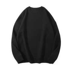 Sweatshirt Fleece Women Letter Graphic Full Sleeve Streetwear Pullover