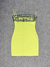 Raina Crystal Bandage Mini Dress