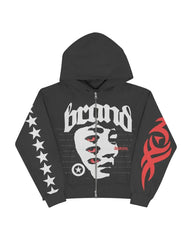 Y2K Women Hoodies Printing Long Sleeve Pullover Streewear Oversize Tops Vintage
