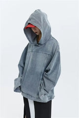 Denim Hoodie Jacket