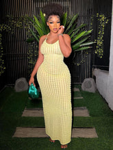 Clash Of Thrills Bubble Maxi Dress