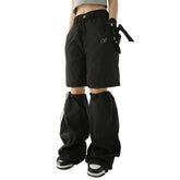 Y2K Detachable Track Pants for Women