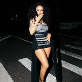 Meet You After Mesh Mini Dress