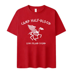 Camp Half Blood T-Shirt Vintage Skull Percy Jackson