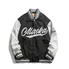 Clothing jacket American retro loose men baseball clothing street racing