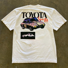 Car Toyota Print T-Shirt Men Kawaii Clothes