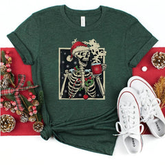 Inside Skeleton Christmas Women T-Shirt