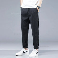 Casual Thin Fashion Ankle-length Stretch Sweatpants