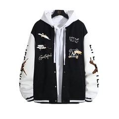 Spring/Autumn Essential: Men's Comfortable Loose Baseball Jacket
