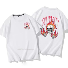 Skull Summer Harajuku Streetwear Tee