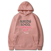 Chic Nurse Print Harajuku Hoodies Casual Fashion Pullovers for Women