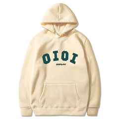 Korean Style Letter Print Hoodie Autumn Hip Hop Streetwear