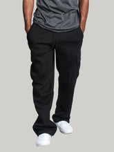 Men Cargo Pants Thickened Outdoor Casual Loose American