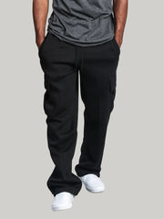 Men Cargo Pants Thickened Outdoor Casual Loose American