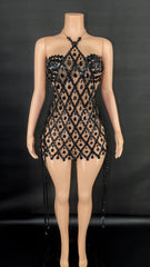 Diamonds In The Sky Mini Dress Set