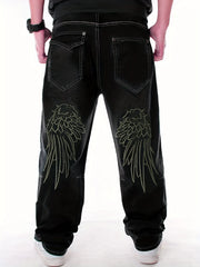 Men Hip Hop Jeans Casual High Street Skateboard