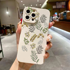 Leaf Pattern Phone Case For iPhone