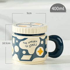 Ceramic Coffee Cup Mug Aesthetic