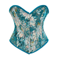Spring Dream Blue Corset Top