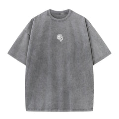 Men's Hip Hop Streetwear Summer T-Shirt with Small Logo