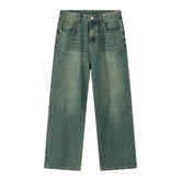 Korean Style New Vintage Straight Wide Leg Pants for Men