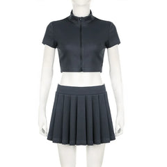 Sunday Squeeze Two Piece Skirt Set