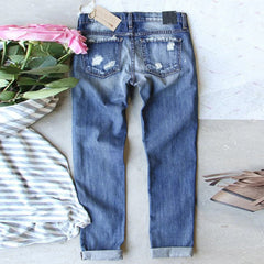 Women's Wide Leg Jeans with Ripped Hole, Plaid Patch, Patchwork, and Cargo Elements