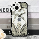 Case For iPhone Soft Cover Funny Skull