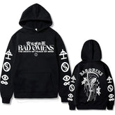 Bad Omens Band Tour Graphic Hoodie Rock Gothic Style