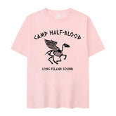 Camp Half Blood Long Island Sound T Shirt Vintage Skull Percy Jackson
